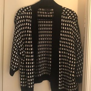 NWOT Worthington checkered cardigan/sweater